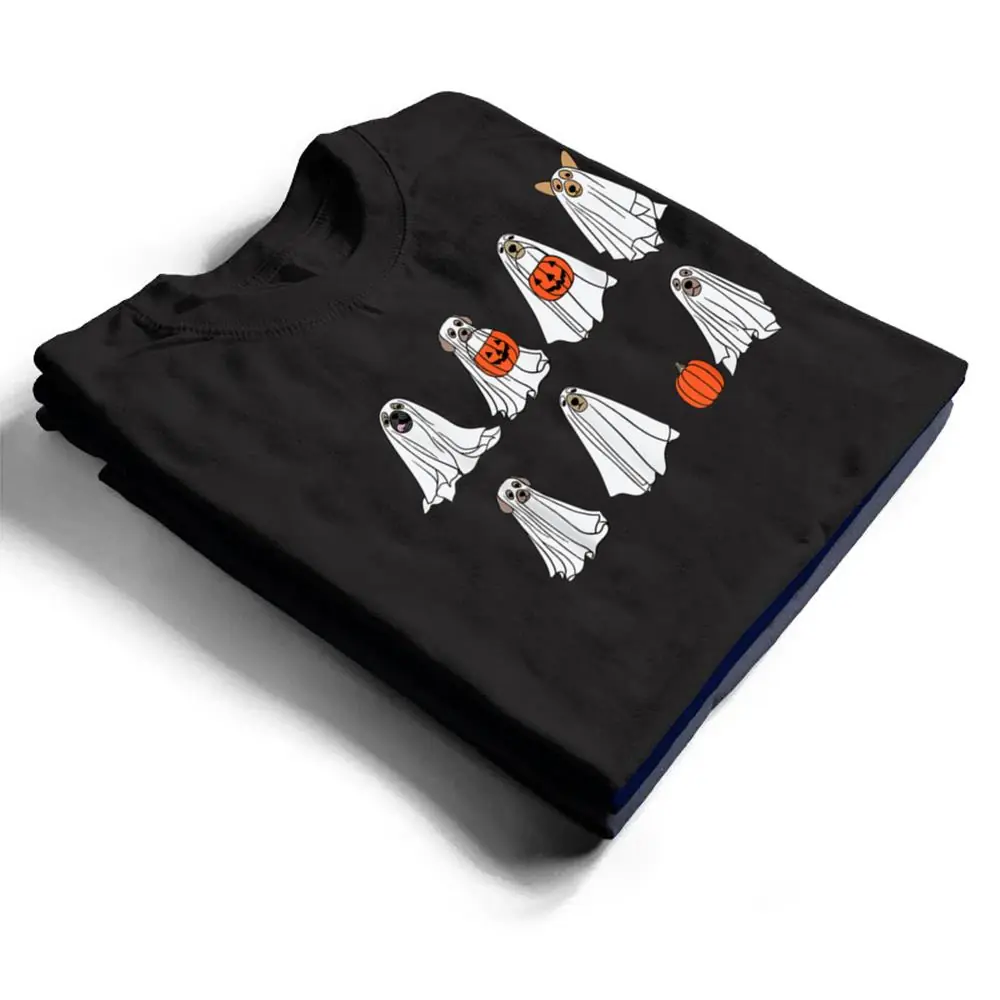 Dog-Treat-Or-Treating-Pajamas-Jackolantern-Ghost-Halloween-Ver-2-T-Shirt-1 Dog Treat Or Treating Pajamas Jackolantern Ghost Halloween Ver 2 T Shirt