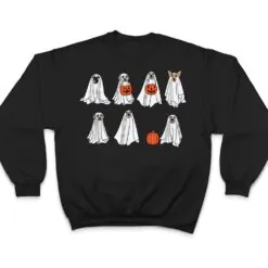 Dog Treat Or Treating Pajamas Jackolantern Ghost Halloween Ver 2 T Shirt Dog Treat Or Treating Pajamas Jackolantern Ghost Halloween Ver 2 T Shirt