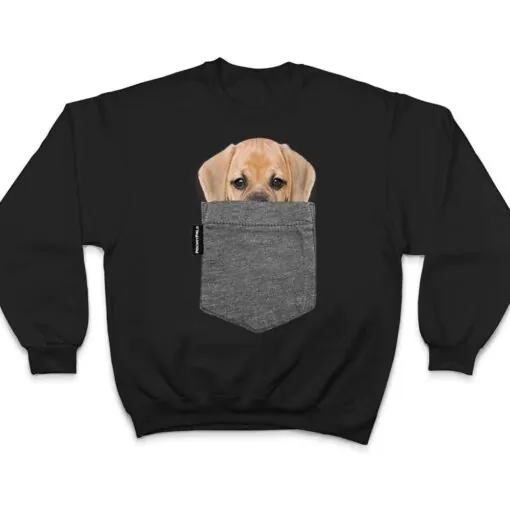 Dog in Your Pocket Puggle T Shirt