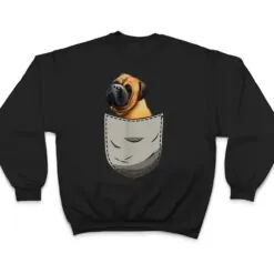 Dogs 365 Bullmastiff Dog in Pocket Dog Lover Gifts T Shirt Dogs 365 Bullmastiff Dog in Pocket Dog Lover Gifts T Shirt