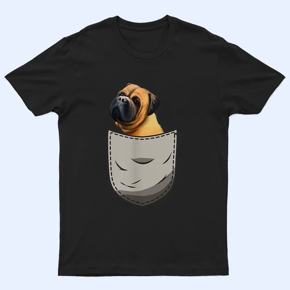 Dogs 365 Bullmastiff Dog in Pocket Dog Lover Gifts T Shirt Dogs 365 Bullmastiff Dog in Pocket Dog Lover Gifts T Shirt