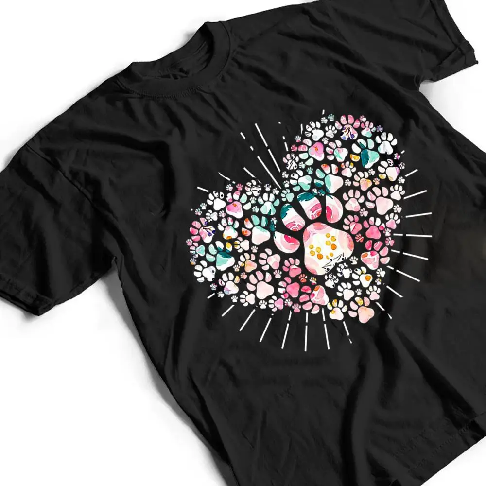 Dogs-365-Paw-Hearts-Dog-Lover-Hearts-Love-Animal-Rescue-T-Shirt-2 Dogs 365 Paw Hearts Dog Lover Hearts Love Animal Rescue T Shirt