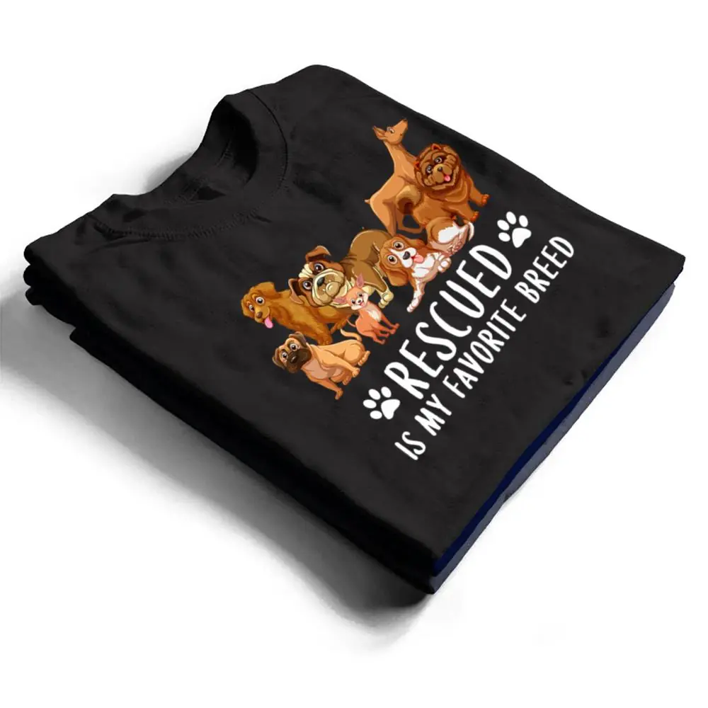 Dogs-365-Rescued-Is-My-Favorite-Breed-Dog-Lovers-Gift-T-Shirt-1 Dogs 365 Rescued Is My Favorite Breed Dog Lovers Gift T Shirt