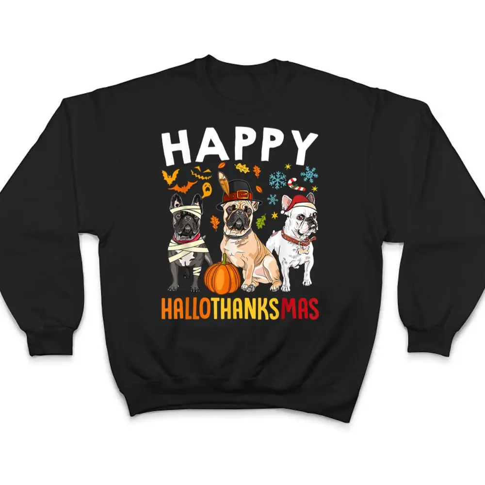 Dogs-Happy-Hallo-ThanksMas-Thanksgiving-Christmas-T-Shirt-4 Dogs Happy Hallo ThanksMas Thanksgiving Christmas T Shirt