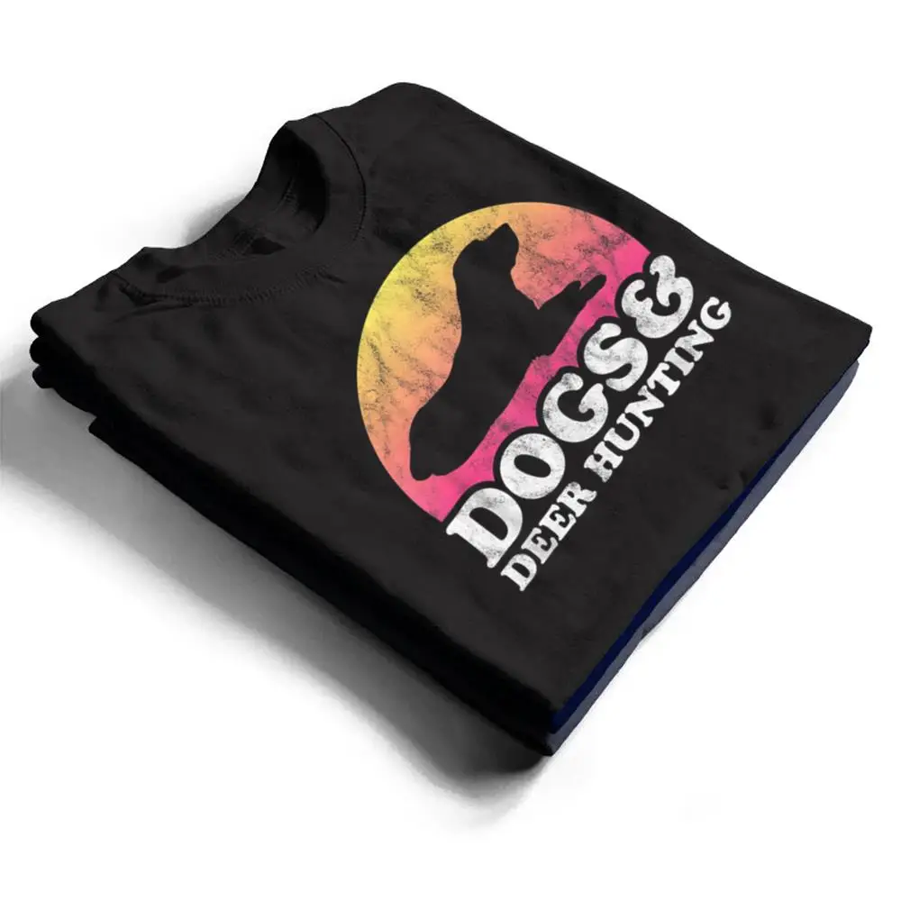 Dogs-and-Deer-Hunting-Mens-or-Womens-Dog-T-Shirt-1 Dogs and Deer Hunting Men's or Women's Dog T Shirt