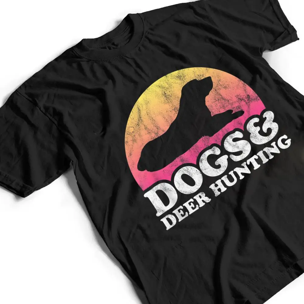 Dogs-and-Deer-Hunting-Mens-or-Womens-Dog-T-Shirt-2 Dogs and Deer Hunting Men's or Women's Dog T Shirt
