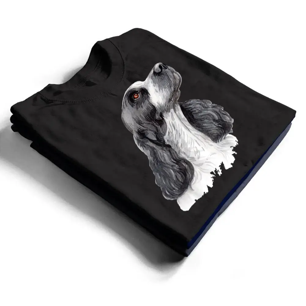English-Springer-Spaniel-Watercolor-for-Dog-Owners-T-Shirt-1 English Springer Spaniel Watercolor for Dog Owners T Shirt
