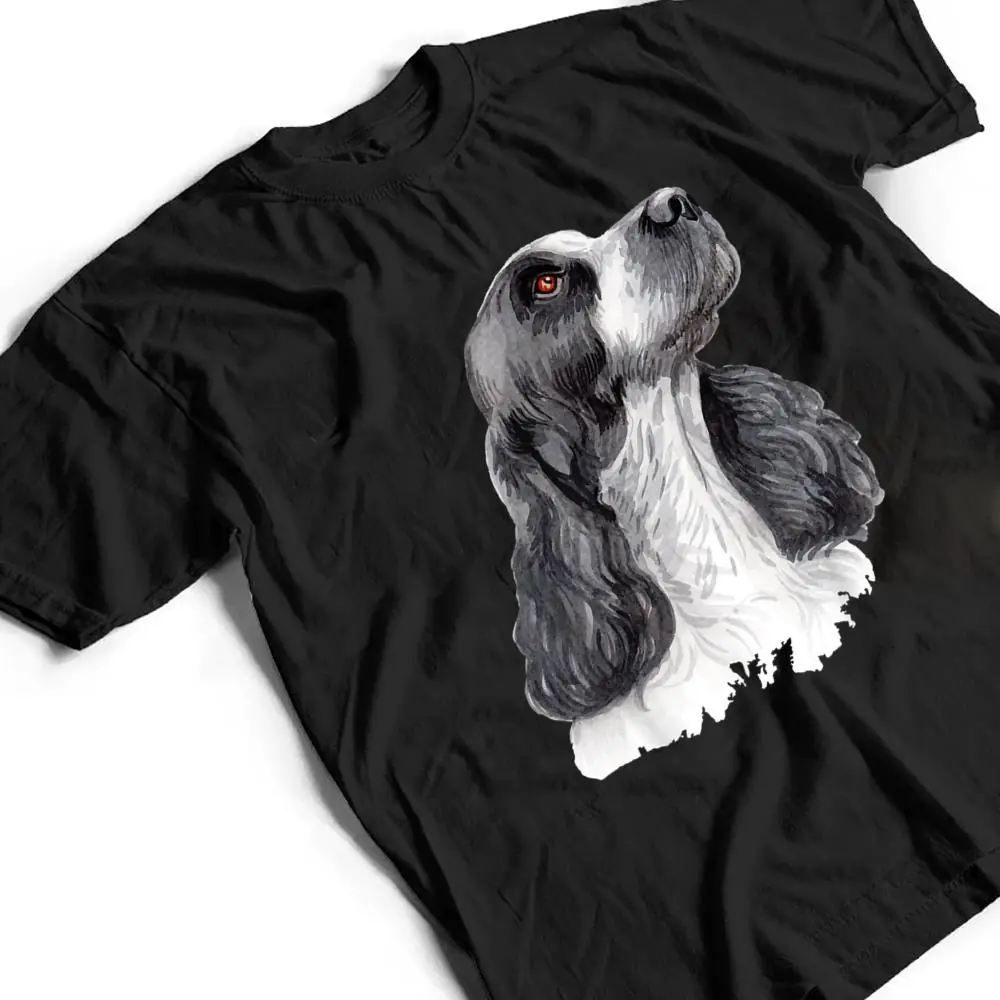 English-Springer-Spaniel-Watercolor-for-Dog-Owners-T-Shirt-2 English Springer Spaniel Watercolor for Dog Owners T Shirt
