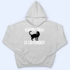 Every Day is Caturday black cat art cat people Premium T Shirt