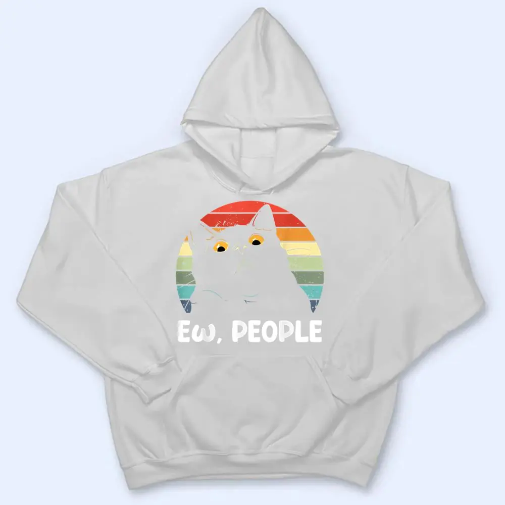 Ew-people-funny-Black-Cat-lover-for-women-men-fun-cat-saying-T-Shirt-3 Ew people funny Black Cat lover for women men fun cat saying T Shirt