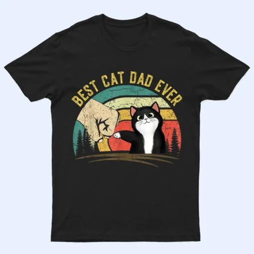 Father's Day 2022 Cat Dad gifts For Men Best Cat Dad Ever T Shirt