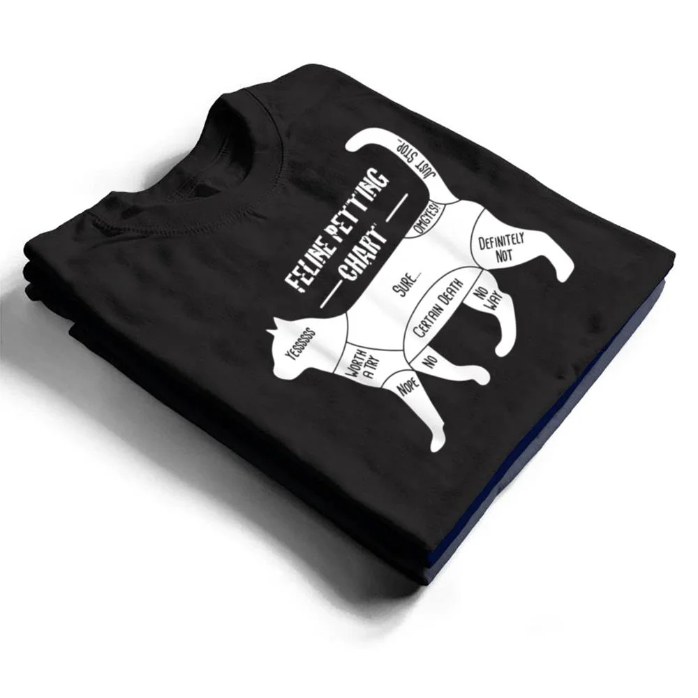 Feline-Petting-Chart-Cat-Apparel-T-Shirt-1 Feline Petting Chart Cat Apparel T Shirt