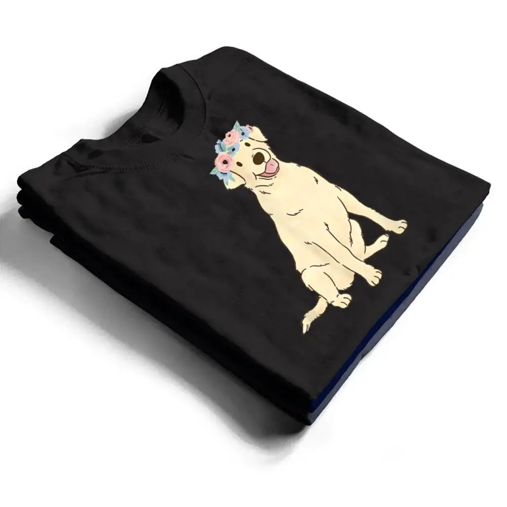 Floral-Labrador-Retriever-Lovers-Yellow-Lab-Dog-Mom-T-Shirt-1 Floral Labrador Retriever Lovers Yellow Lab Dog Mom T Shirt