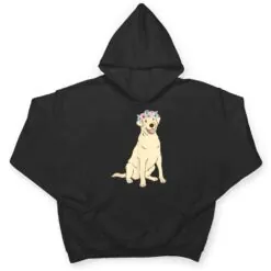 Floral Labrador Retriever Lovers Yellow Lab Dog Mom T Shirt Floral Labrador Retriever Lovers Yellow Lab Dog Mom T Shirt