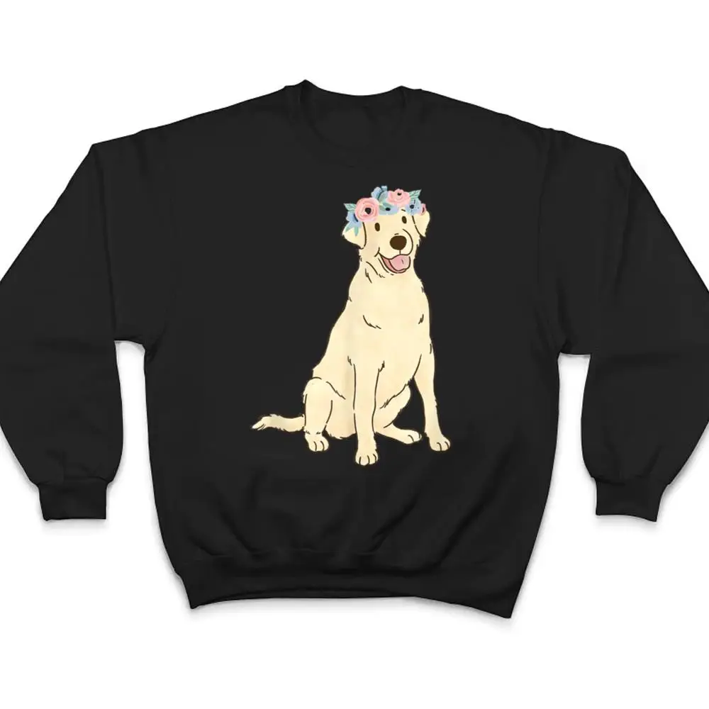 Floral-Labrador-Retriever-Lovers-Yellow-Lab-Dog-Mom-T-Shirt-4 Floral Labrador Retriever Lovers Yellow Lab Dog Mom T Shirt