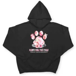 Floral Paws For He Cure Dog Cat Breast Cancer Awareness T Shirt Floral Paws For He Cure Dog Cat Breast Cancer Awareness T Shirt