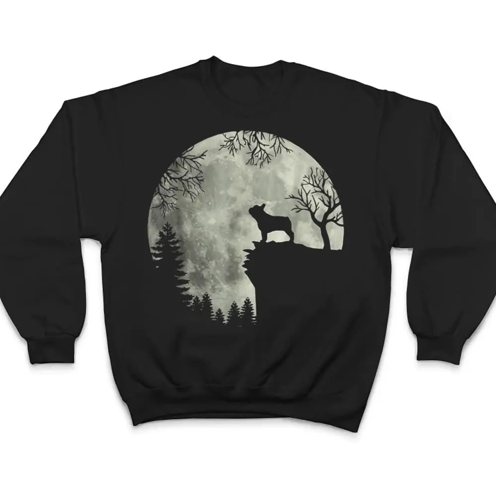 Frenchie-And-Moon-Halloween-Costume-Funny-Idea-For-Dog-Lover-T-Shirt-4 Frenchie And Moon Halloween Costume Funny Idea For Dog Lover T Shirt