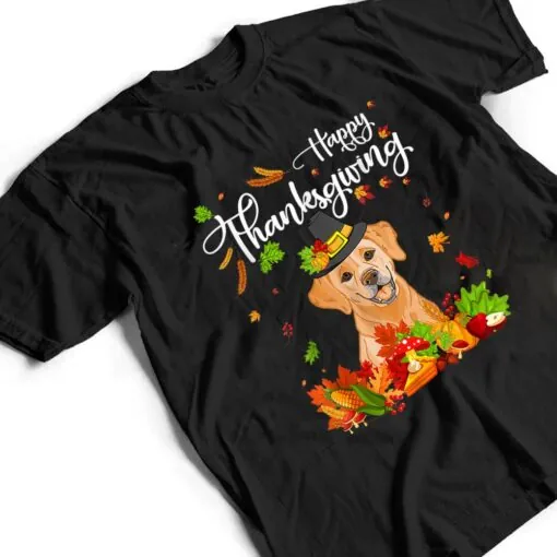 Fun Labrador Thanksgiving Autumn Dog Lover T Shirt