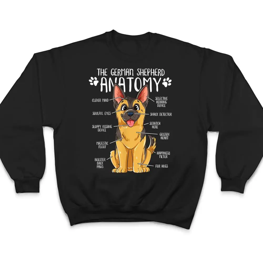 Funny-Anatomy-German-Shepherd-Dog-Owner-T-Shirt-4 Funny Anatomy German Shepherd Dog Owner T Shirt