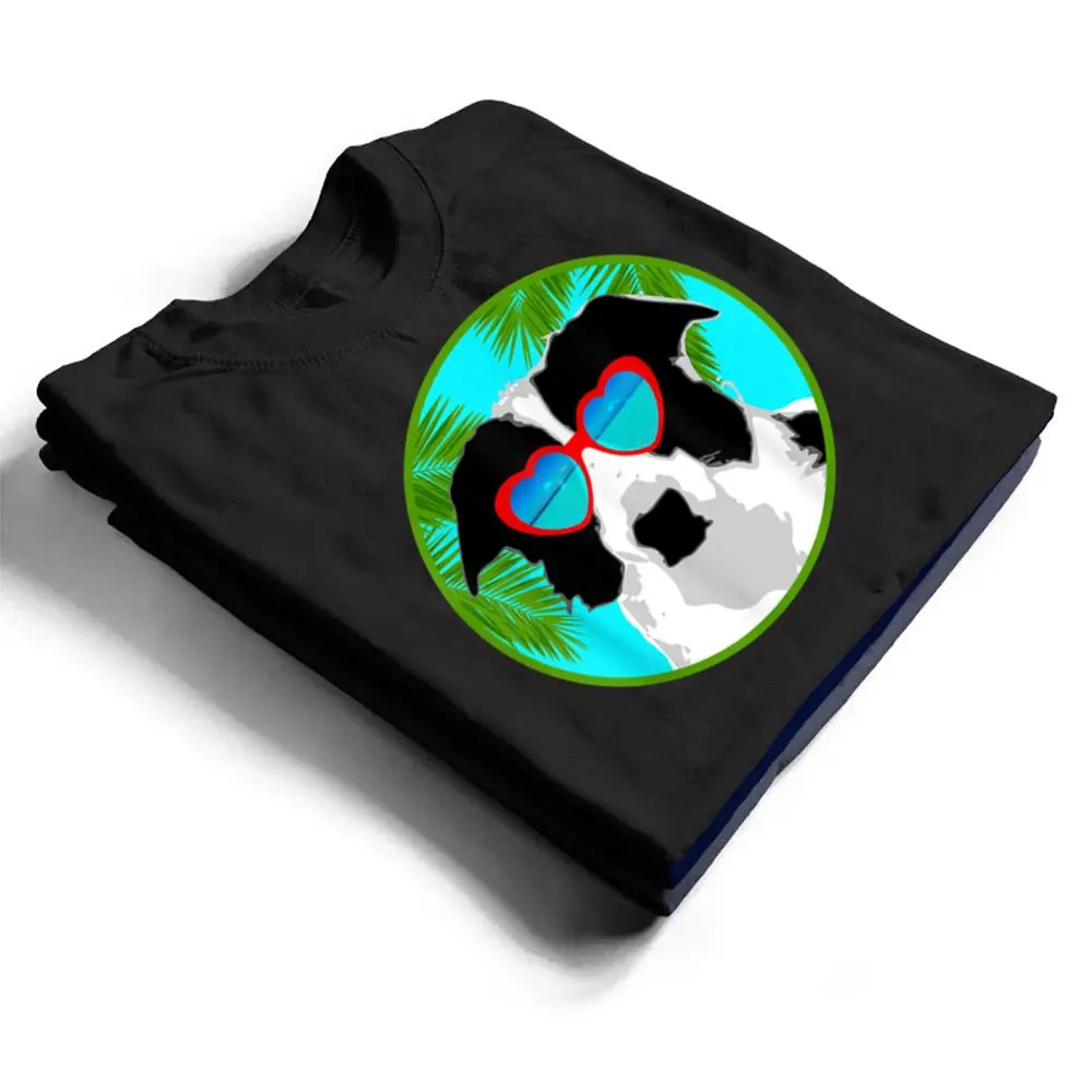 Funny-Border-Collie-Dog-With-Sunglasses-on-the-Beach-T-Shirt-1 Funny Border Collie Dog With Sunglasses on the Beach T Shirt