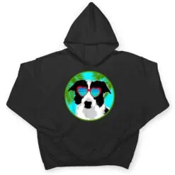 Funny Border Collie Dog With Sunglasses on the Beach T Shirt Funny Border Collie Dog With Sunglasses on the Beach T Shirt