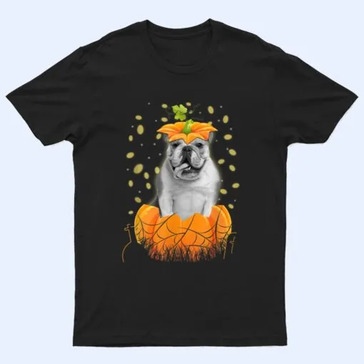 Funny Bulldog Halloween Costume  For Dog lover T Shirt