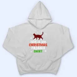 Funny Cat Christmas Lights Buffalo Red Plaid Xmas Gift Girls T Shirt Funny Cat Christmas Lights Buffalo Red Plaid Xmas Gift Girls T Shirt