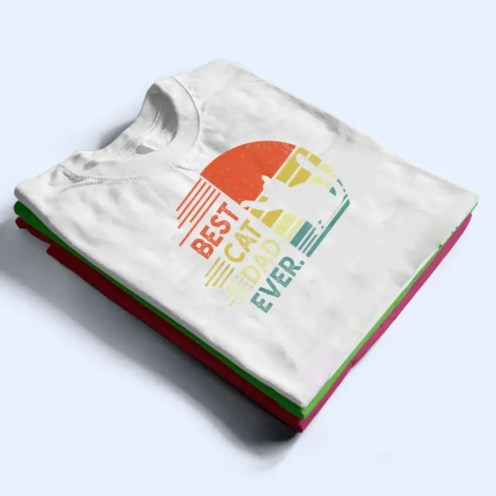Vintage Best Cat Dad Ever T Shirt Vintage Best Cat Dad Ever T Shirt