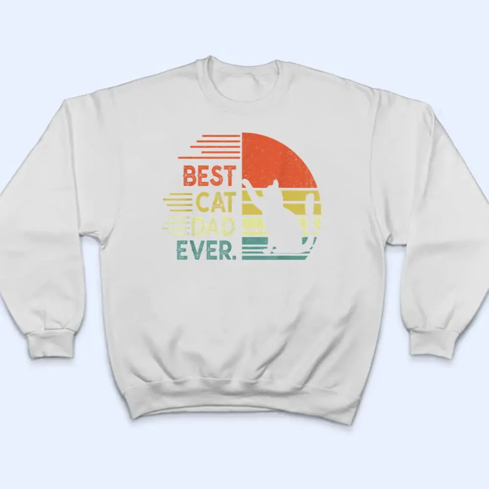 Funny-Cat-Dad-Cat-Daddy-gifts-Vintage-Best-Cat-Dad-Ever-T-Shirt-4 Funny Cat Dad Cat Daddy gifts, Vintage Best Cat Dad Ever T Shirt