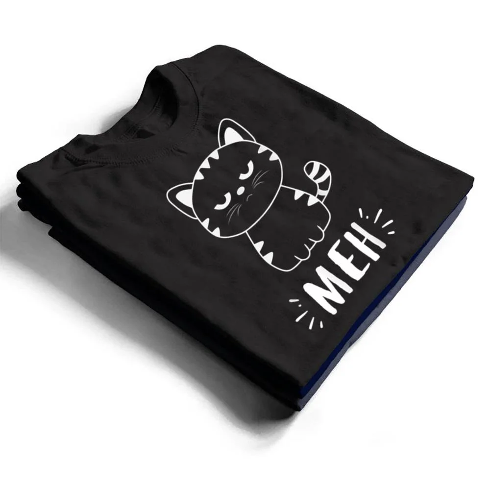 Funny-Cat-Gift-for-Cat-Lovers-Meh-Cat-T-Shirt-1 Funny Cat Gift for Cat Lovers Meh Cat T Shirt