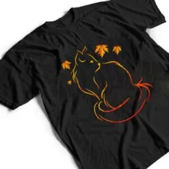 Funny Cat Leaf Fall Hello Autumn For Cute Kitten Lover T Shirt Funny Cat Leaf Fall Hello Autumn For Cute Kitten Lover T Shirt
