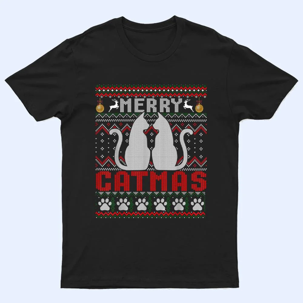 Funny Cat Lover Merry Catmas Christmas T Shirt Funny Cat Lover Merry Catmas Christmas T Shirt