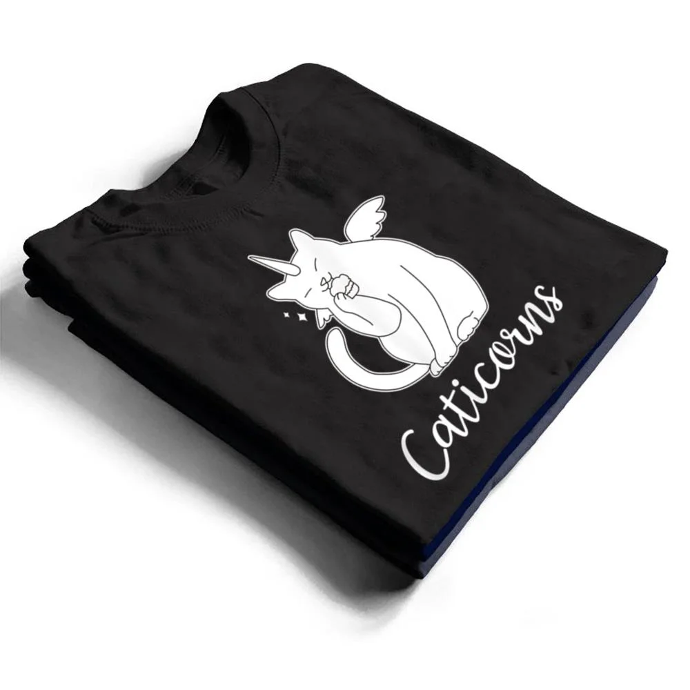 Funny-Caticorn-Cat-Unicorn-Meow-Kitty-Funny-Black-Cat-T-Shirt-1 Funny Caticorn Cat Unicorn Meow Kitty Funny Black Cat T Shirt