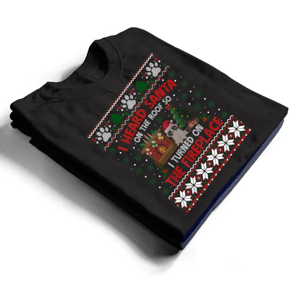 Funny-Christmas-Cat-Hates-Santa-Annoyed-Cat-T-Shirt-1 Funny Christmas Cat Hates Santa Annoyed Cat T Shirt