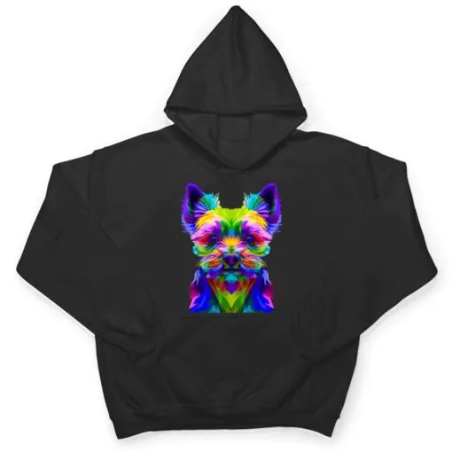 Funny Colorful Pop Art Yorkies Yorkshire Terrier Dog Lover T Shirt