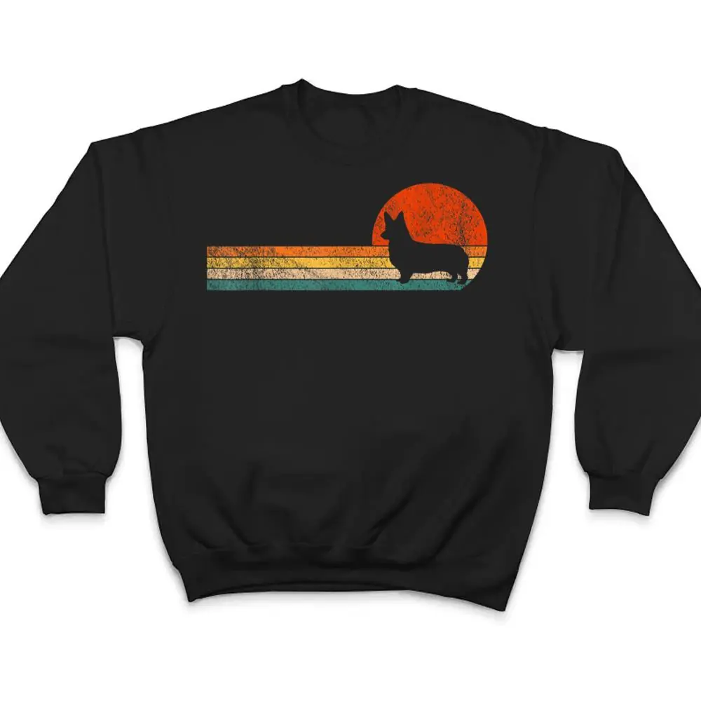 Funny Corgi Dog Owner Corgi Mom Corgi Dad Retro Vintage T Shirt