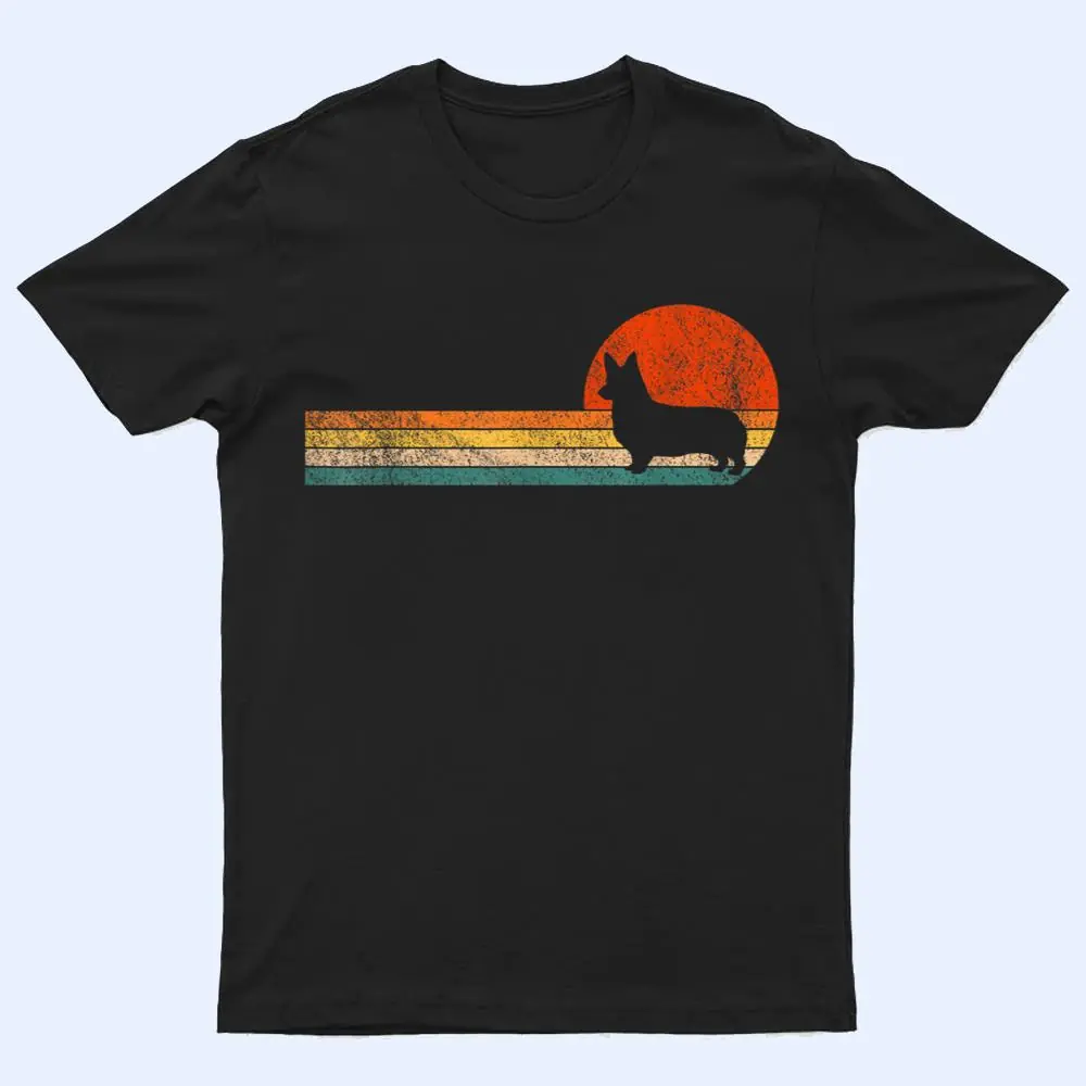 Funny Corgi Dog Owner Corgi Mom Corgi Dad Retro Vintage T Shirt