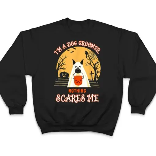 Funny Dog Groomer Grooming Halloween Pet Puppy Gift T Shirt