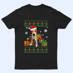 Funny Dog love Cute Pitbull Santa Hat  Christmas T Shirt