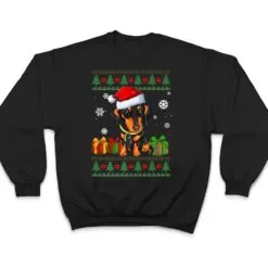 Funny Dog lovers Dachshund Santa Hat Christmas Ver 2 T Shirt Funny Dog lovers Dachshund Santa Hat Christmas Ver 2 T Shirt