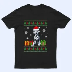 Funny Dog lovers Dachshund Santa Hat Christmas Ver 4 T Shirt