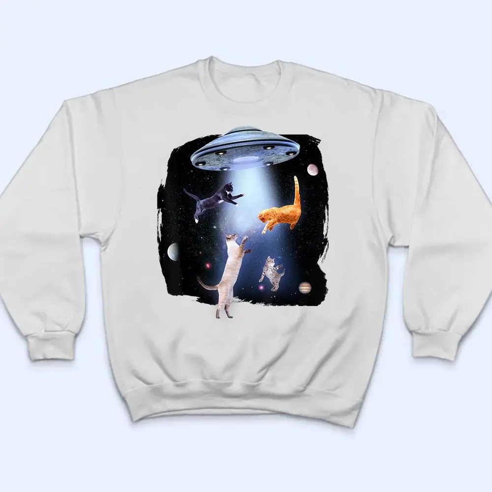 Funny-Galaxy-Cat-Space-Kitty-Planets-Galaxy-T-Shirt-4 Funny Galaxy Cat Space Kitty Planets Galaxy T Shirt