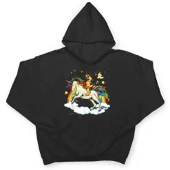 Funny German Shepherd Dog Riding Unicorn & Rainbow T Shirt Funny German Shepherd Dog Riding Unicorn & Rainbow T Shirt