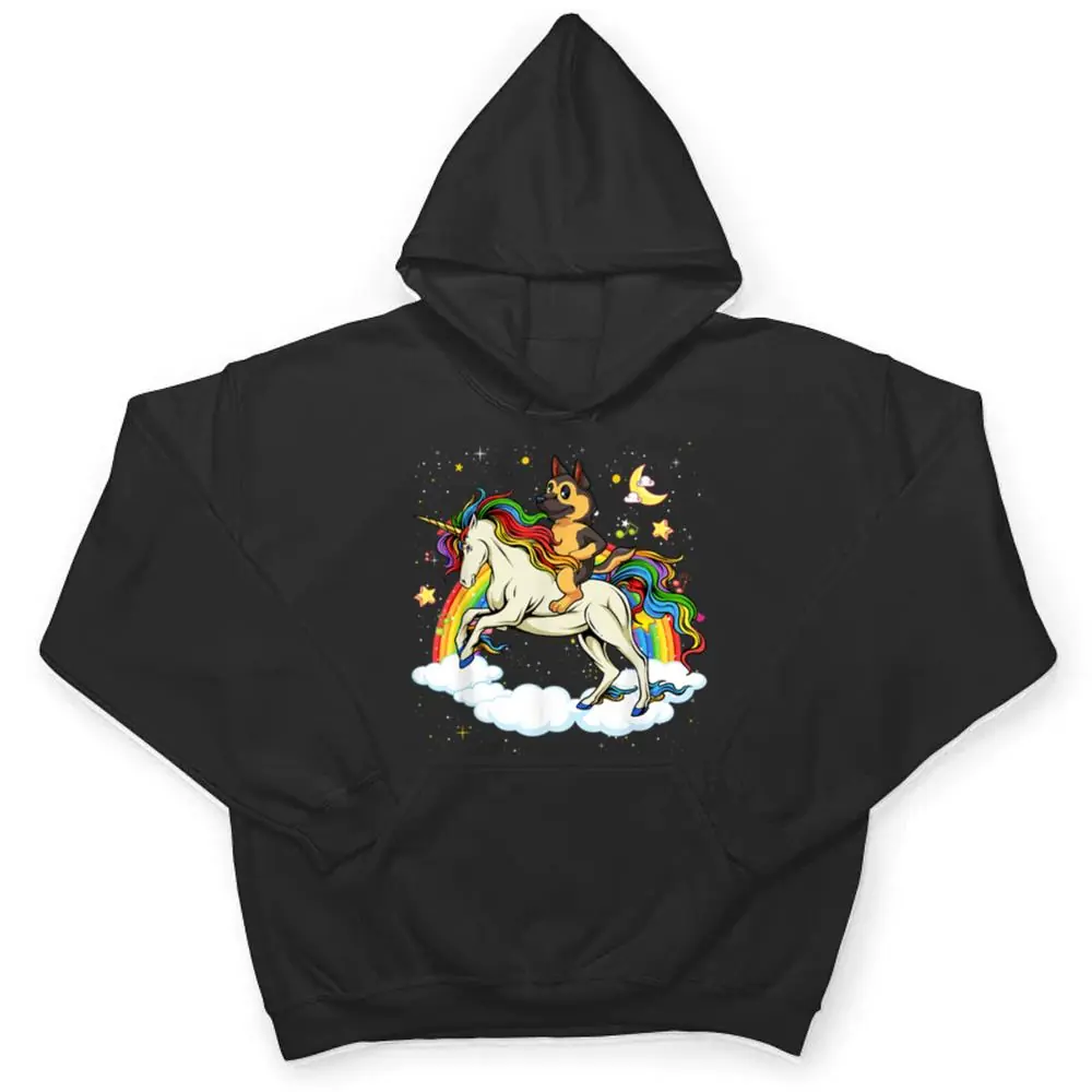 Funny-German-Shepherd-Dog-Riding-Unicorn-Rainbow-T-Shirt-3 Funny German Shepherd Dog Riding Unicorn & Rainbow T Shirt