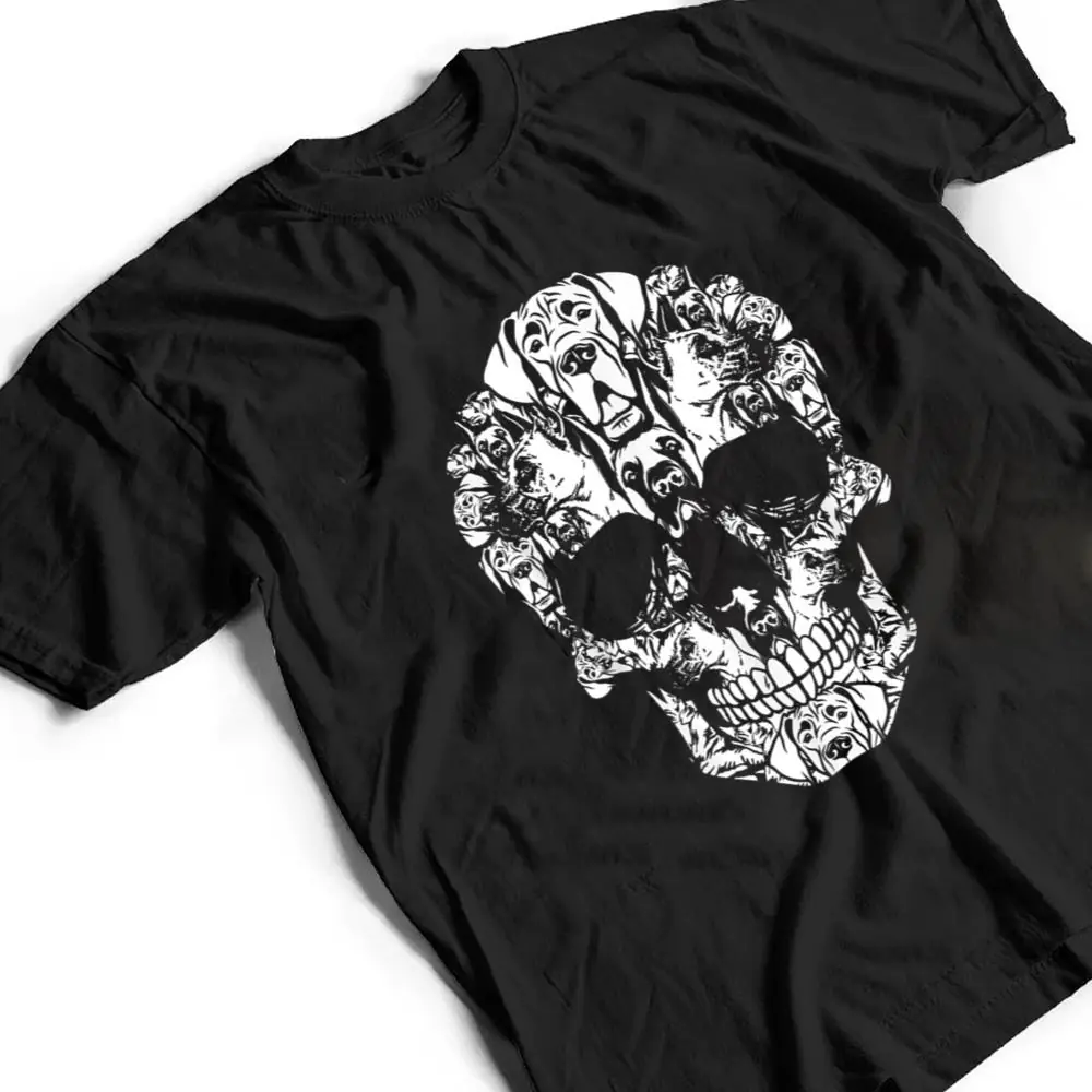 Funny-Great-Dane-Dog-Skull-Halloween-Costume-Ver-2-T-Shirt-2 Funny Great Dane Dog Skull Halloween Costume Ver 2 T Shirt