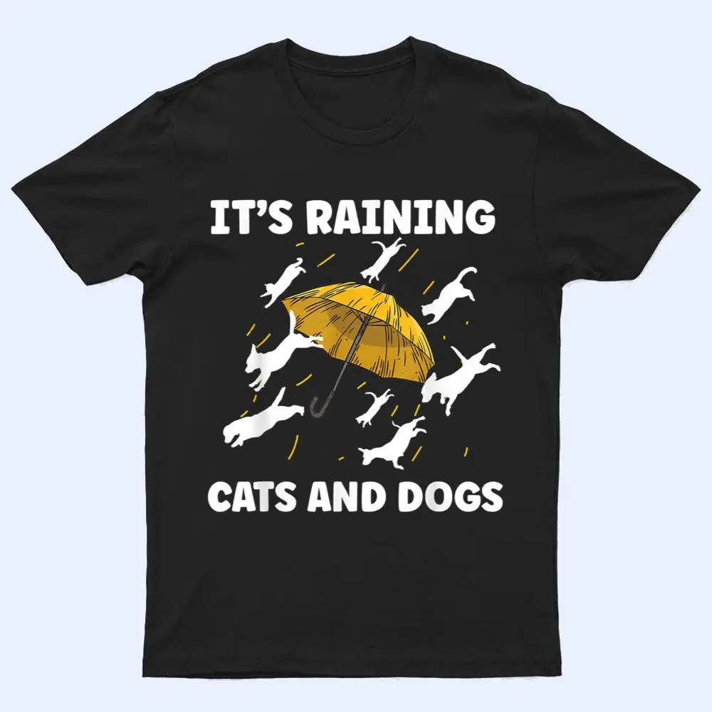 Funny Halloween It's Raining Cats And Dogs English Teacher T Shirt Funny Halloween It's Raining Cats And Dogs English Teacher T Shirt
