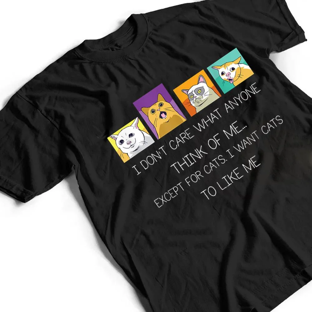 Funny-I-Dont-Care-What-Anyone-Think-Of-Me-Except-Black-Cat-T-Shirt-2 Funny I Don't Care What Anyone Think Of Me Except Black Cat T Shirt