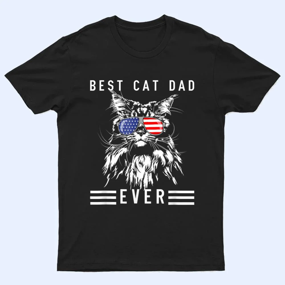 Funny Maine Coon Cat Best Cat Dad Ever Funny Cat Maine Coon T Shirt Funny Maine Coon Cat Best Cat Dad Ever Funny Cat Maine Coon T Shirt