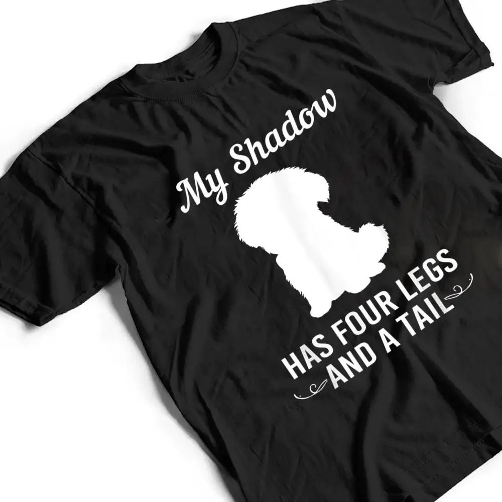 Funny-Maltese-Dog-My-Shadow-Has-Four-Legs-And-A-Tail-T-Shirt-2 Funny Maltese Dog My Shadow Has Four Legs And A Tail T Shirt