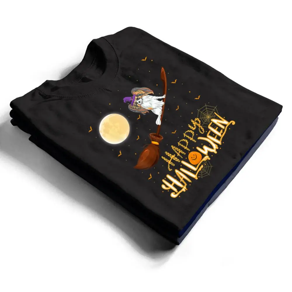 Funny-Papillon-Ride-Witch-Shotgun-Papillon-Dog-Halloween-T-Shirt-1 Funny Papillon Ride Witch Shotgun Papillon Dog Halloween T Shirt
